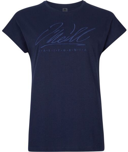 O'Neill SCRIPT T-SHIRT Dámske tričko, tmavo modrá, veľkosť
