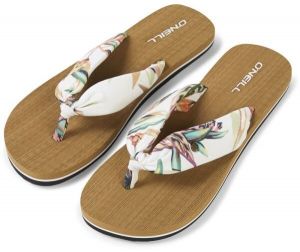 O'Neill DITSY SUN BLOOM SANDALS Dámske žabky, hnedá, veľkosť