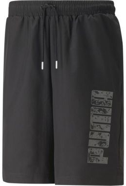 Puma POWER WOVEN SHORTS Pánske šortky, čierna, veľkosť