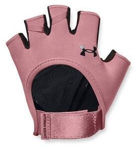 Under Armour WOMEN´S TRAINING GLOVE Dámske tréningové rukavice, ružová, veľkosť
