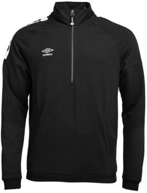 Umbro PIERS Pánska mikina s krátkym zipsom, čierna, veľkosť XXL