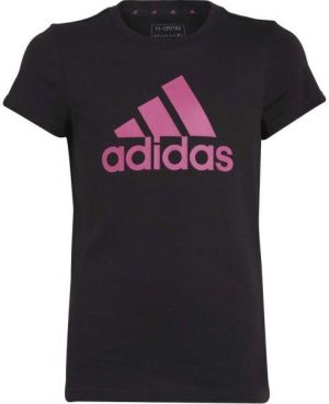 adidas ESS BL T Dievčenské tričko, čierna, veľkosť