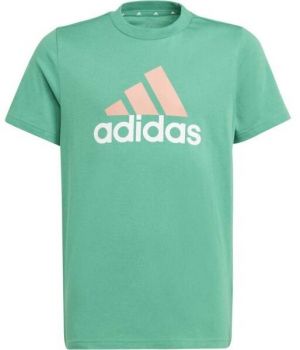 adidas U BL 2 TEE Chlapčenské tričko, zelená, veľkosť