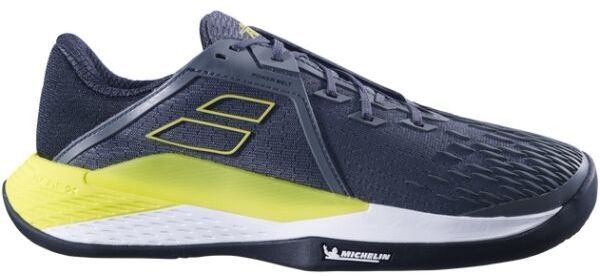 Babolat PROPULSE FURY CLAY M Pánska tenisová obuv, tmavo sivá, veľkosť 42