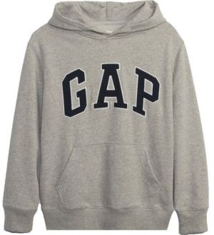 GAP V-FRC FT NEW CAMPUS LOGO HOOD Chlapčenská mikina, sivá, veľkosť