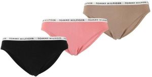 Tommy Hilfiger 3P BIKINI Dámske nohavičky, čierna, veľkosť