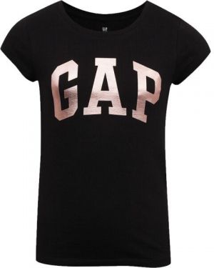 GAP V-HS SS VALUE LOGO TEE Dievčenské tričko, čierna, veľkosť