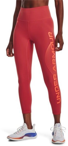 Under Armour MOTION ANKLE LEG BRANDED Dámske športové legíny, červená, veľkosť L