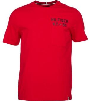 Tommy Hilfiger GRAPHIC S/S TEE Pánske tričko, červená, veľkosť