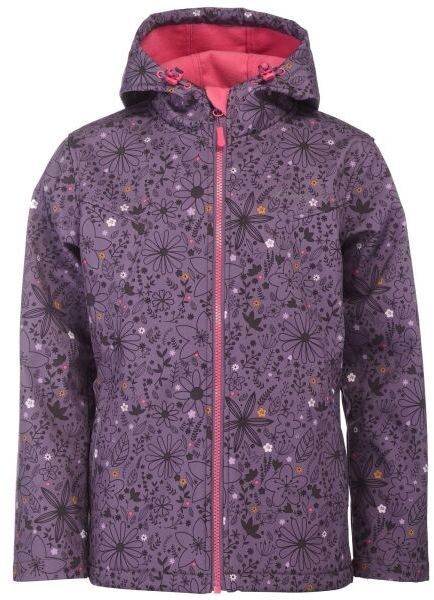 Lewro YORDANA Dievčenská softshellová bunda, fialová, veľkosť 164-170