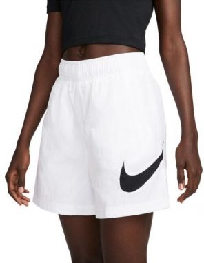 Nike NSW ESSNTL WVN HR SHORT HBR Dámske šortky, biela, veľkosť