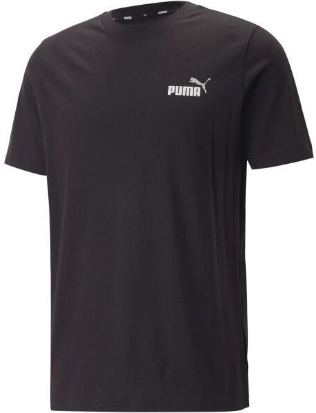 Puma ESS+2 COL SMALL LOGO TEE Pánske tričko, čierna, veľkosť
