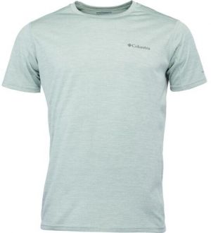 Columbia ALPINE CHILL™ ZERO SHORT SLEEVE CREW Pánske funkčné tričko, svetlo zelená, veľkosť