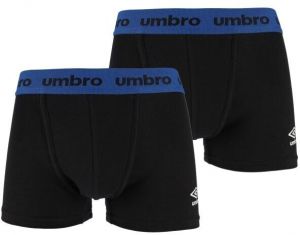 Umbro BOXER SHORT 2 PACK Pánske boxerky, čierna, veľkosť