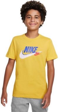 Nike NSW SI SS TEE Chlapčenské tričko, žltá, veľkosť