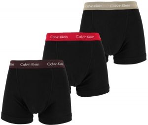 Calvin Klein 3P TRUNK Pánske boxerky, čierna, veľkosť