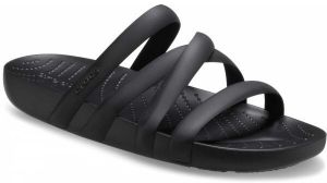 Crocs SPLASH STRAPPY Dámske šľapky, čierna, veľkosť 38/39