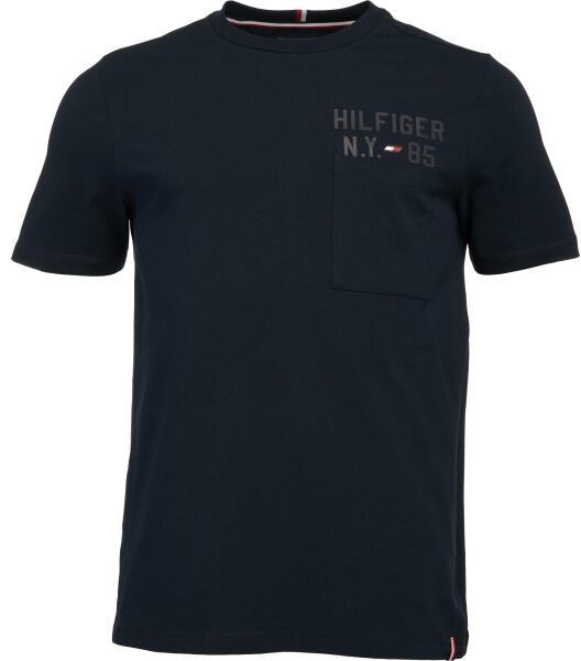 Tommy Hilfiger GRAPHIC S/S TEE Pánske tričko, tmavo modrá, veľkosť
