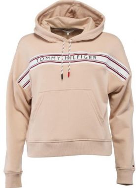 Tommy Hilfiger CLASSIC-HWK HOODIE Dámska mikina, béžová, veľkosť