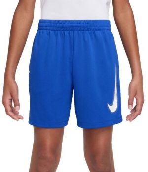 Nike DF MULTI+ SHORT HBR Chlapčenské šortky, modrá, veľkosť