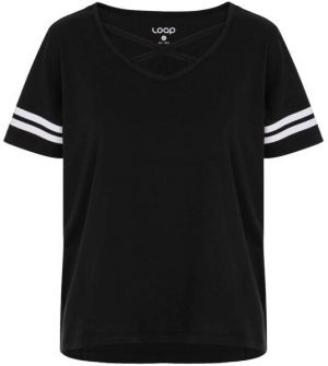 LOAP BIANCA Dámske tričko, čierna, veľkosť