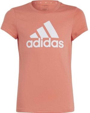 adidas ESS BL T Dievčenské tričko, oranžová, veľkosť