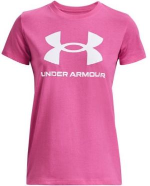 Under Armour LIVE SPORTSTYLE GRAPHIC SS Dámske tričko, ružová, veľkosť