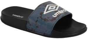 Umbro KAMEN CAMO GRAPHIC JNR Detské šľapky, čierna, veľkosť 35.5