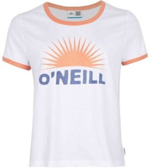 O'Neill MARRI RINGER T-SHIRT Dámske tričko, biela, veľkosť