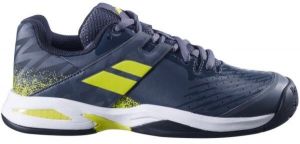 Babolat PROPULSE AC JR Juniorská tenisová obuv, tmavo sivá, veľkosť 38.5
