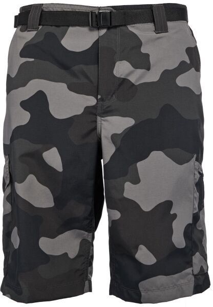 Columbia SILVER RIDGE PRINTED CARGO SHORT Pánske šortky, tmavo sivá, veľkosť