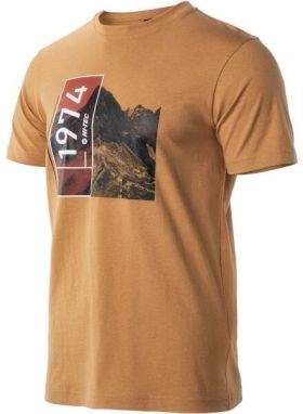 Hi-Tec VENDRO Pánske tričko, hnedá, veľkosť