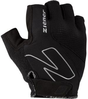 Ziener CRAVE Pánske cyklistické rukavice, čierna, veľkosť