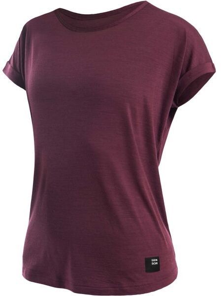 Sensor MERINO AIR Dámske tričko, vínová, veľkosť
