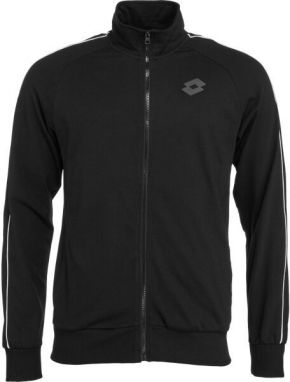 Lotto MSC SWEAT FZ FL Pánska mikina, čierna, veľkosť