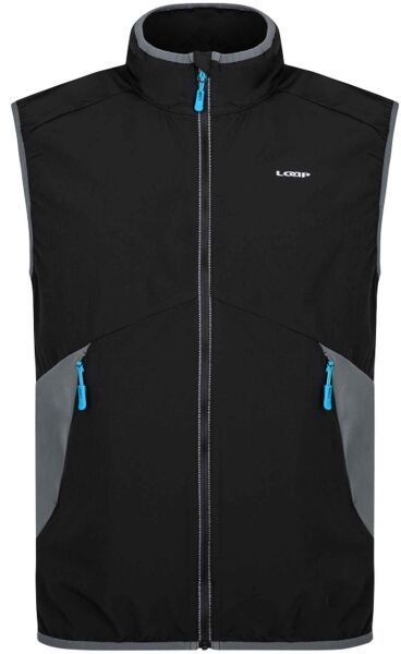 LOAP URYLON Pánska vesta, čierna, veľkosť