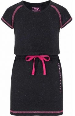 LOAP BUGGI Dievčenské športové šaty, čierna, veľkosť 112-116
