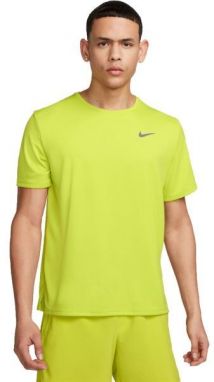 Nike NK DF UV MILER SS Pánske tréningové tričko, reflexný neón, veľkosť