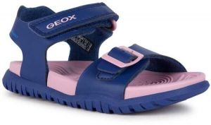 Geox J SANDAL FUSBETTO G. A Detské  dievčenské sandále, tmavo modrá, veľkosť
