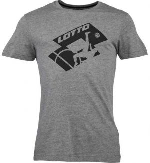 Lotto TEE SOCCER CLUB MEL Pánske tričko, tmavo sivá, veľkosť