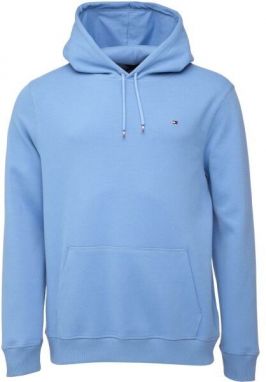 Tommy Hilfiger TH 1985-OH HOODIE PIQUE Pánska mikina, svetlomodrá, veľkosť