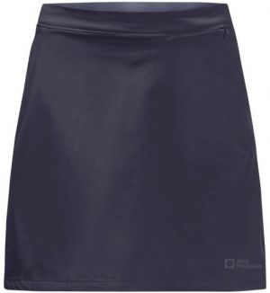 Jack Wolfskin HILLTOP TRAIL SKORT W Dámska softshellová sukňa, tmavo sivá, veľkosť