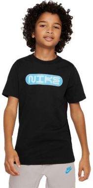 Nike NSW TEE AMPLIFY SP23 Chlapčenské tričko, čierna, veľkosť