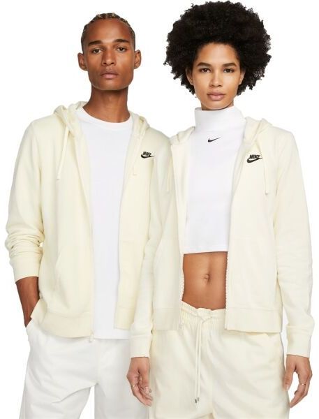 Nike NSW CLUB FLC FZ HOODIE STD Dámska mikina, žltá, veľkosť