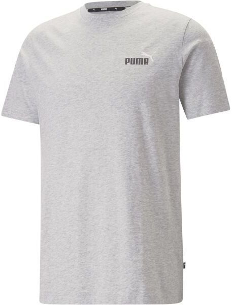Puma ESS+2 COL SMALL LOGO TEE Pánske tričko, sivá, veľkosť