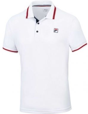 Fila PIRO Pánske polo tričko, biela, veľkosť