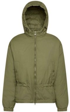 Geox W SPHERICA PARKA - RECYCLE PON Dámska bunda, khaki, veľkosť