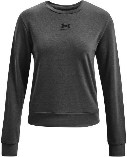 Under Armour RIVAL TERRY CREW Dámska mikina, tmavo sivá, veľkosť S