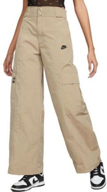 Nike NSW WVN OS PANT HR SW Dámske nohavice, béžová, veľkosť