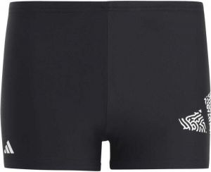 adidas 3 BAR LOG BOXER Chlapčenské plavky, čierna, veľkosť